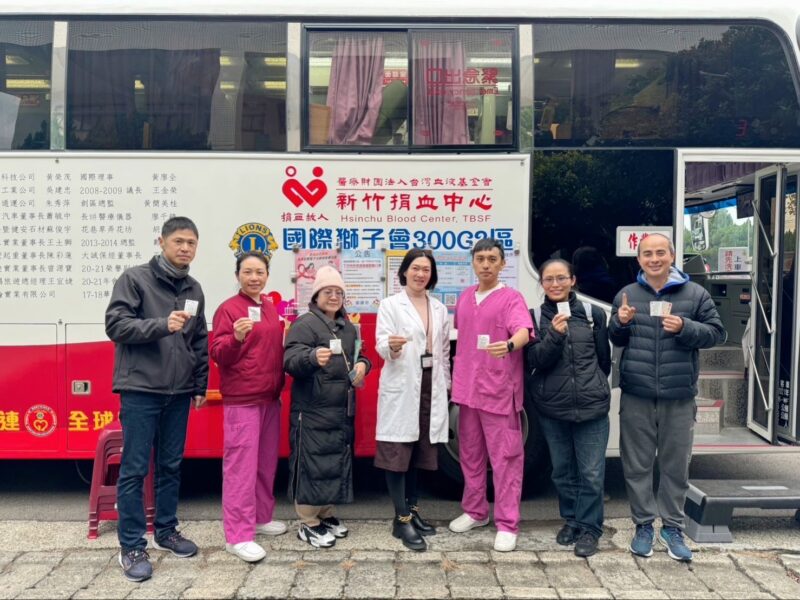 北榮新竹分院響應缺血危機　號召院內同仁舉辦捐血活動