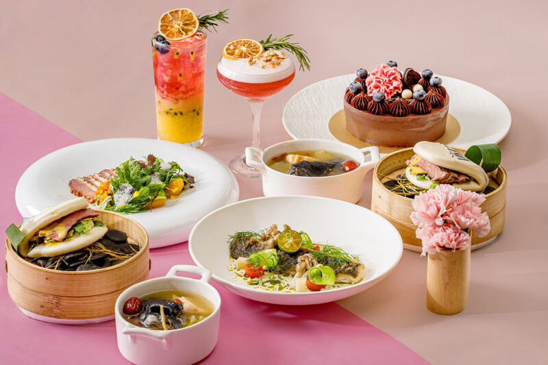 ▲二樓_Wok_on_the_Park_母親節西式分享雙主餐。（圖/英迪格酒店提供）