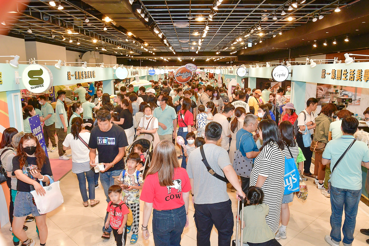 ▲統一集團生活美學館昨天在高雄夢時代購物中心8F時代會館登場。（圖/夢時代提供）