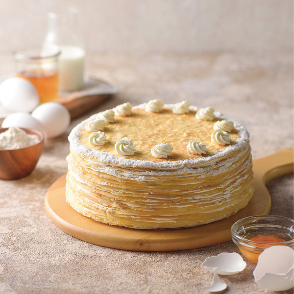 ▲Global Mall新左營車站於環球Online推木木江鳥衣谷「法式香草千層」推薦價1,925元。(圖/ Global Mall新左營車站提供)