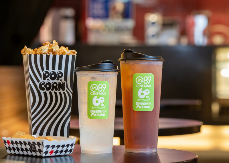 ▲迎接4月22日世界地球日，全台in89豪華影城率先業界首次與Loopick合作使用循環杯，呼籲民眾珍惜地球資源，落實源頭減量的環保理念，至指定影城自帶環保杯最高可折10元，還有機會把千元好禮帶回家。（圖/in89豪華影城提供）