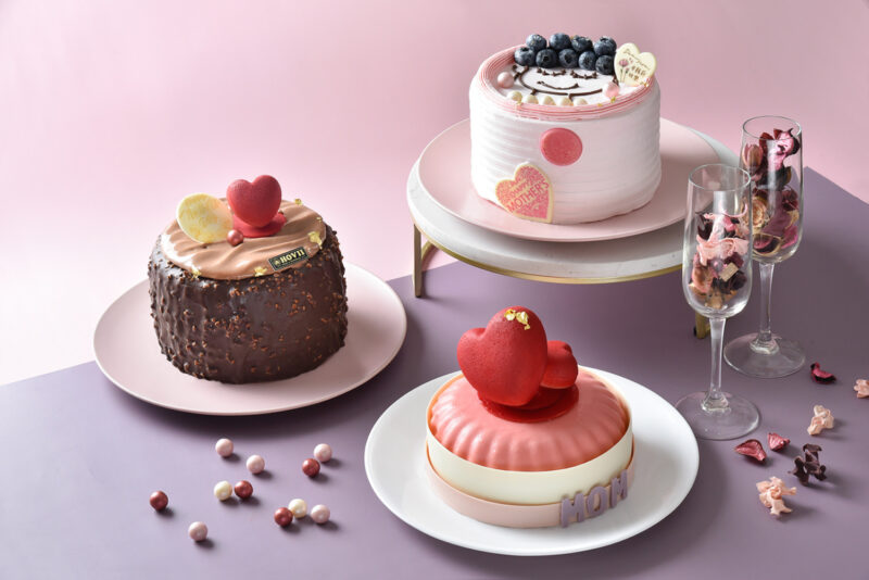 ▲高雄福華飯店推出三款全新母親節蛋糕,可依照媽媽口味喜好選擇。（圖/福華大飯店提供）