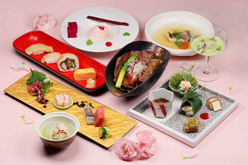 ▲高雄萬豪酒店-京樂日本料理餐廳推出母親節限定套餐，選用日本 A5 和牛、石斑及黑鮪魚等。（圖/萬豪酒店提供）