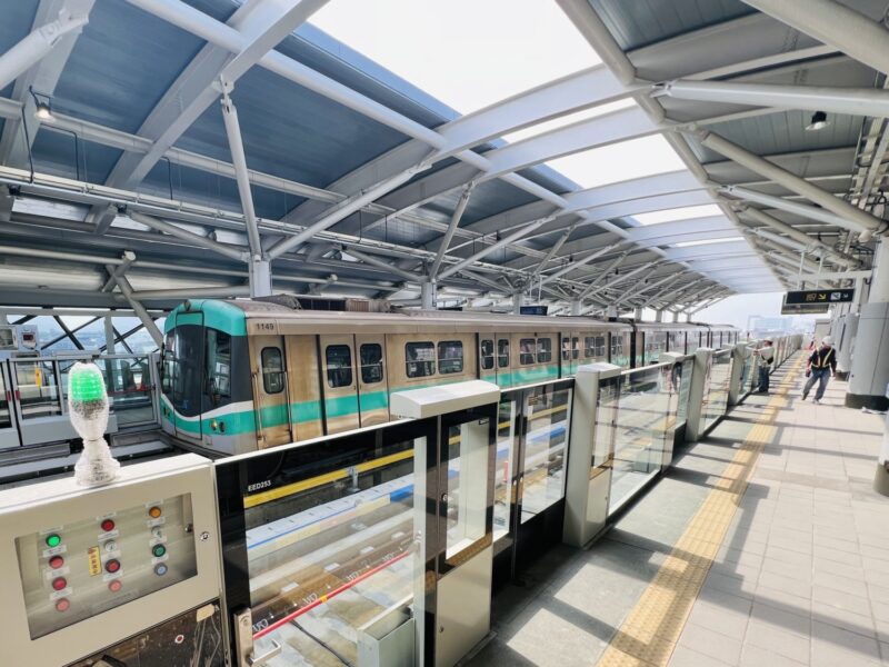 配合測試 6月11日、12日　高捷岡山車站　搭車請往小港方向「下行月台」