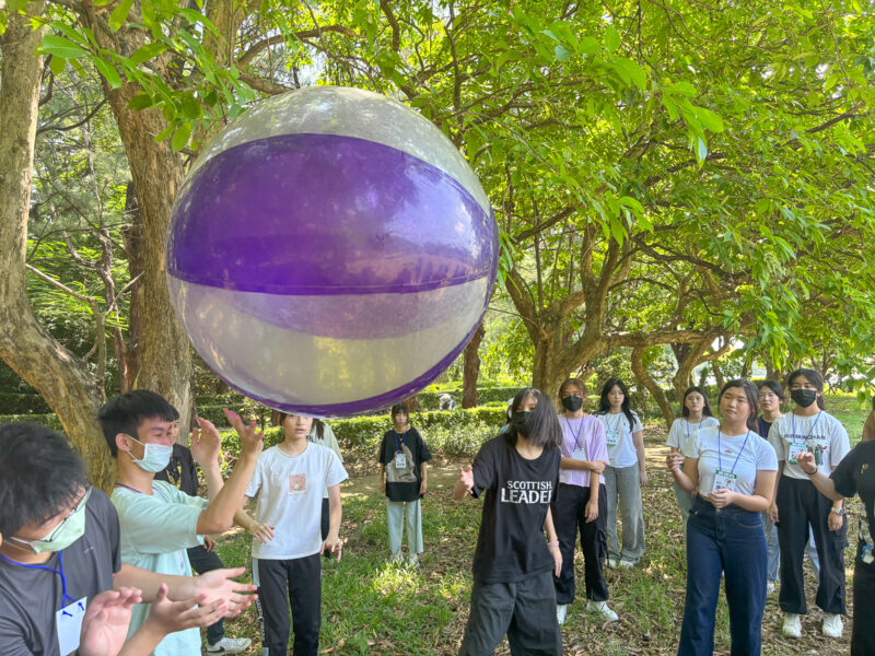 ▲中華藝校「新生共識營」透過活動，同心協力、凝聚共識。（圖/中華藝校提供）