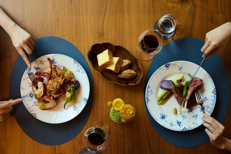 ▲Grill Ukai以法日美學交融的料理藝術，打造約會餐廳首選。（圖/晶英國際行館提供）