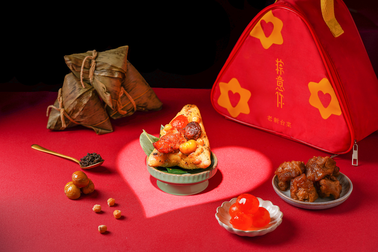 ▲2025老新台菜【粽意你肉粽禮盒】。（圖/老新台菜提供）