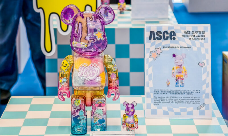 ▲「UMJ BE@RBRICK」於高雄漢神巨蛋全球首發。（圖/記者張忠義攝）