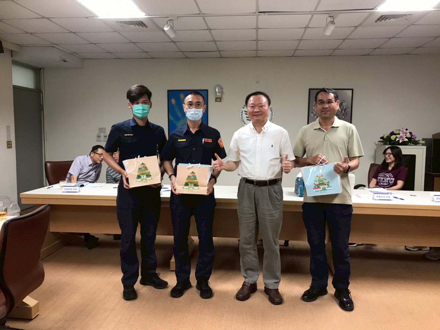 高師大召開防災暨校安會議 校長王政彥提醒「三安」預防為先