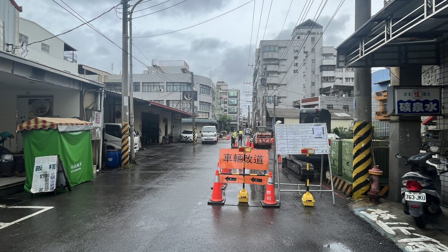 高雄市落實工地管理  避免車輛誤闖工區