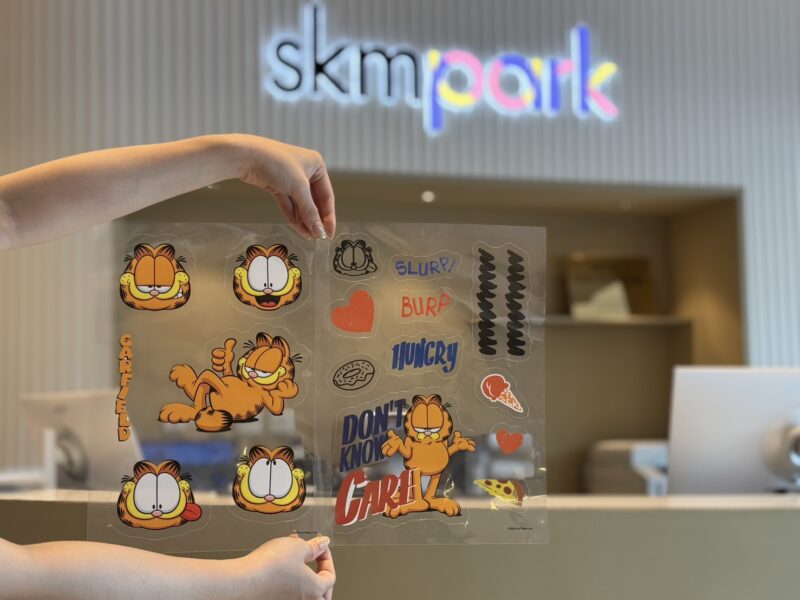 ▲美國經典漫畫《加菲貓》的一系列周邊，作為新光三越會員的專屬「加菲Chill卡友禮」。（圖/SKM Park Outlets高雄草衙提供）