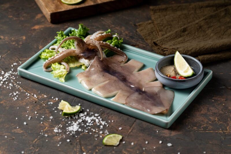 ▲姜滿堂─鮮烤魷魚。（圖/豆府餐飲集團提供）