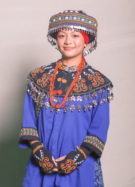 ▲影劇科黃鈺婷同學堅定原住民文化的傳承使命，將為臺灣原住民族文化發展做出奉獻。（圖/中華藝校提供）