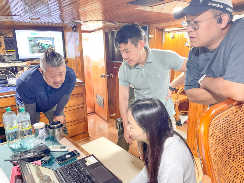 ▲豐群與科技夥伴合作，推動EM系統建置與資料分析，促進遠洋漁業數位化管理。（圖/豐群水產提供）