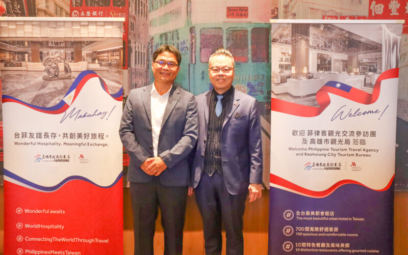 ▲高雄市政府觀光局孫春良副局長親自蒞臨指導，展現市府與民間攜手推動國際旅客來訪的觀光商機。（圖/高雄萬豪酒店提供）