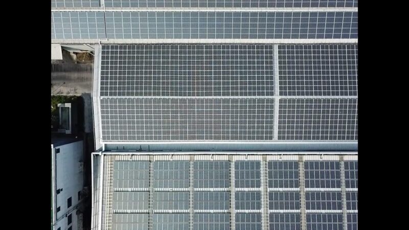 ▲林園先進委託施作的「KHL-P220110太陽光電發電系統統包工程」所在地,即公司現址。