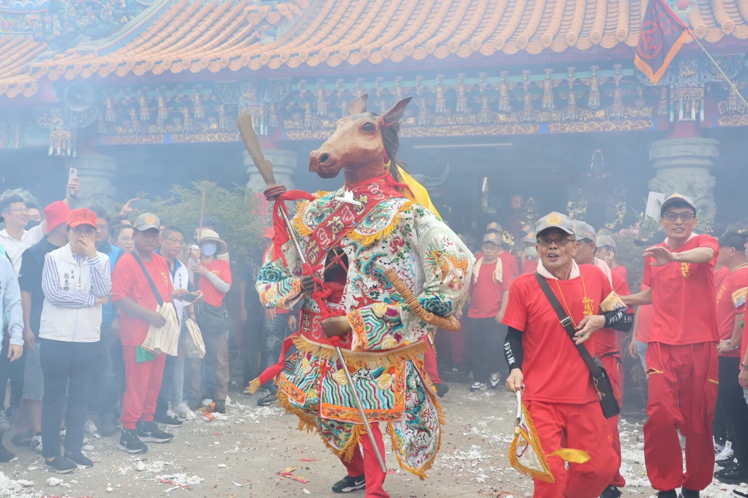 城隍爺暗訪日巡路線 南投警實施交通管制