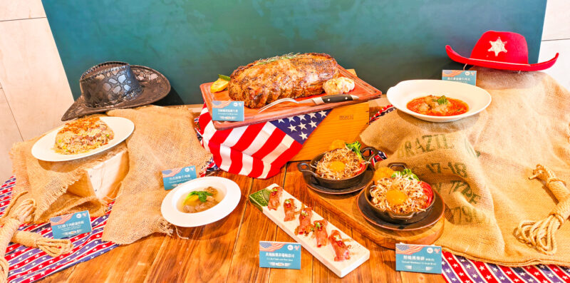 ▲漢來美食今天起至8月4日舉辦「美牛狂歡節」,「漢來海港自助餐廳」與「PAVO餐酒館」同步推出期間限定菜色,邀請饕客一同沉浸在美國牛肉的香氣與美味之中。(圖/記者張忠義攝)