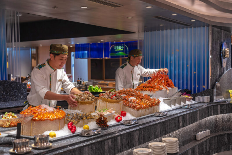 ▲島語自助餐廳。(圖/島語高雄漢神店提供)