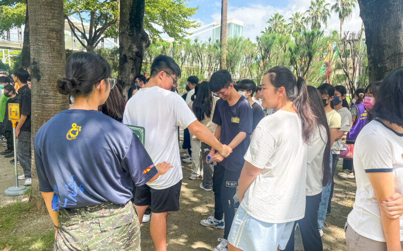 ▲強化學生的安全意識與自我防護能力-防身術教學。（圖/中華藝校提供）