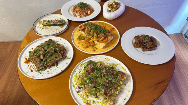 ▲崑山大學餐飲管理及廚藝系副主任馬永曾分享以臺灣特產烏魚子入菜的創意料理。（圖/黃埔客廳提供）