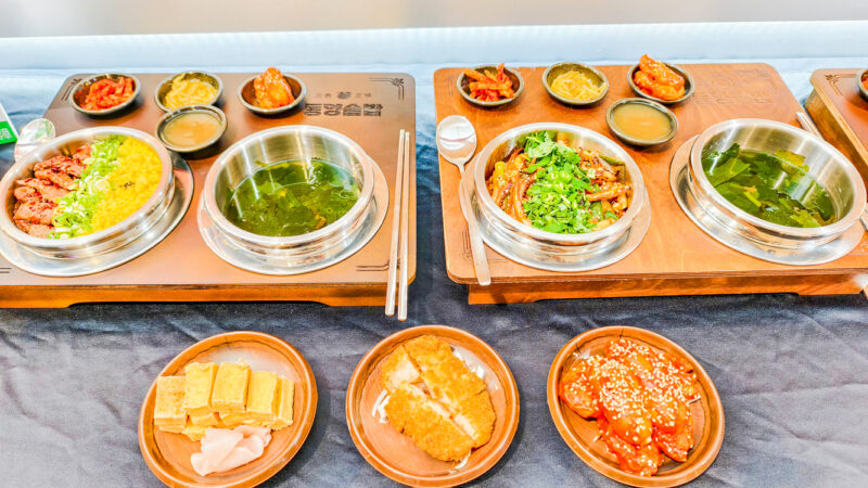 ▲韓國首爾《三色三味삼색삼미》每一道都堅持使用韓國進口食材，原汁原味搬上台灣餐桌。（圖/記者張忠義攝）