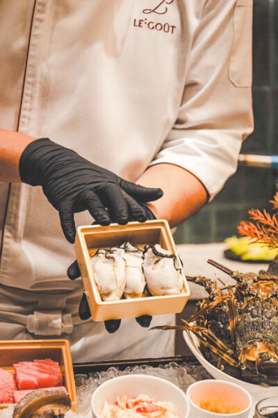 ▲義享時尚廣場6樓樂葵法式鐵板燒 。(圖/義享時尚廣場提供)