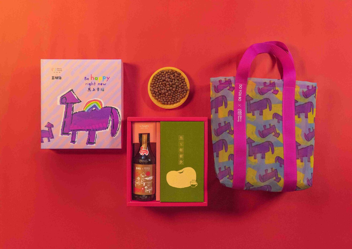 豆油伯 × 瑪利亞快樂襪推出馬年系列公益禮盒 用時間釀好味，用行動做好事