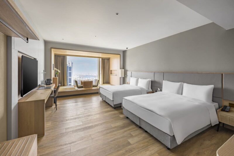 ▲承億酒店「一泊三食尊享方案」享NT8,999入住經典和式雙床房，享受三重餐飲體驗。（圖/高雄承億酒店提供）