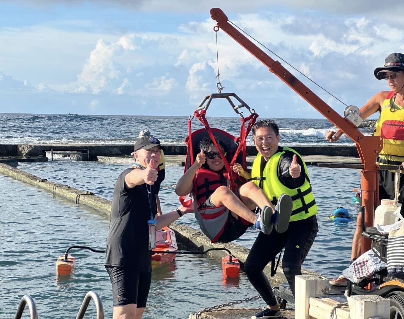 響應國際身心障礙者日 海委會推動無障礙親海，讓全民都愛能親近海洋