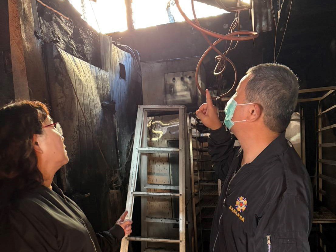 傷殘榮民家遭祝融波及  嘉義榮服處雪中送炭即時關懷