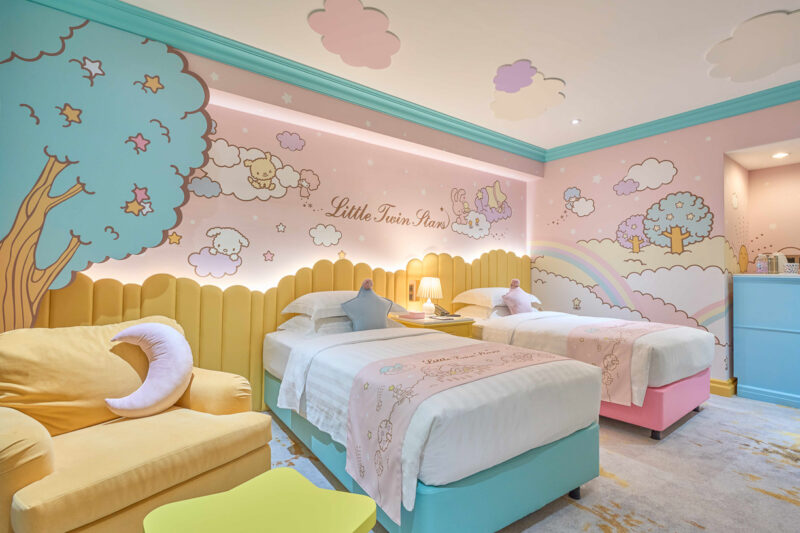 ▲「歡慶雙星仙子生日快樂」限時住房專案,每晚5,988元起,邀請粉絲們一起入住主題房。(圖/高雄漢來大飯店提供)