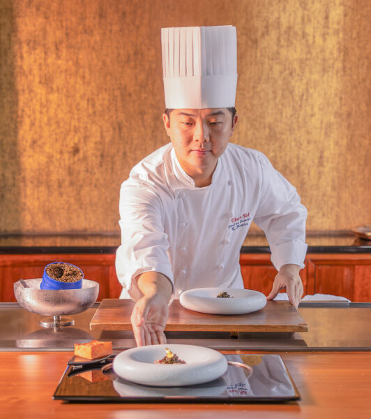 ▲Ukai-tei_Kaohsiung迎來新任行政主廚、備受矚目的天才料理人難波海。(圖/THE AMNIS然一酒店提供)