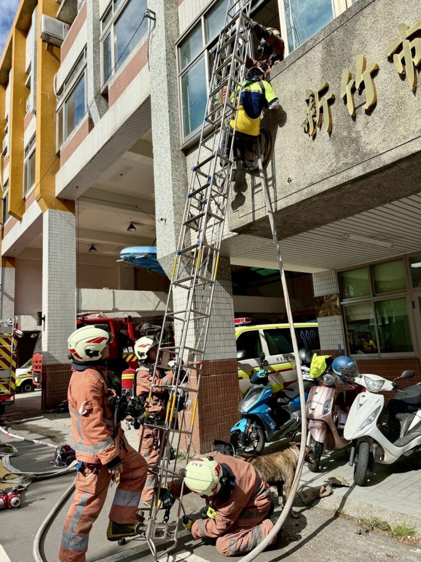 竹市消防局裝備器材抽測 強化第一線救災戰力