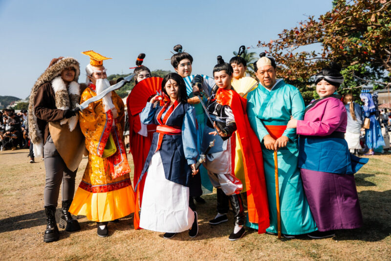 動漫祭黑鷹威風助陣，高雄隊長陳其邁與各戰隊隊長帥氣合影！