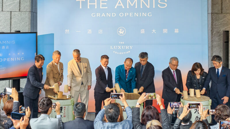 ▲THE AMNIS然一酒店不只是新酒店開幕，更是城市邁向國際化過程中的重要里程碑。（圖/記者張忠義攝）