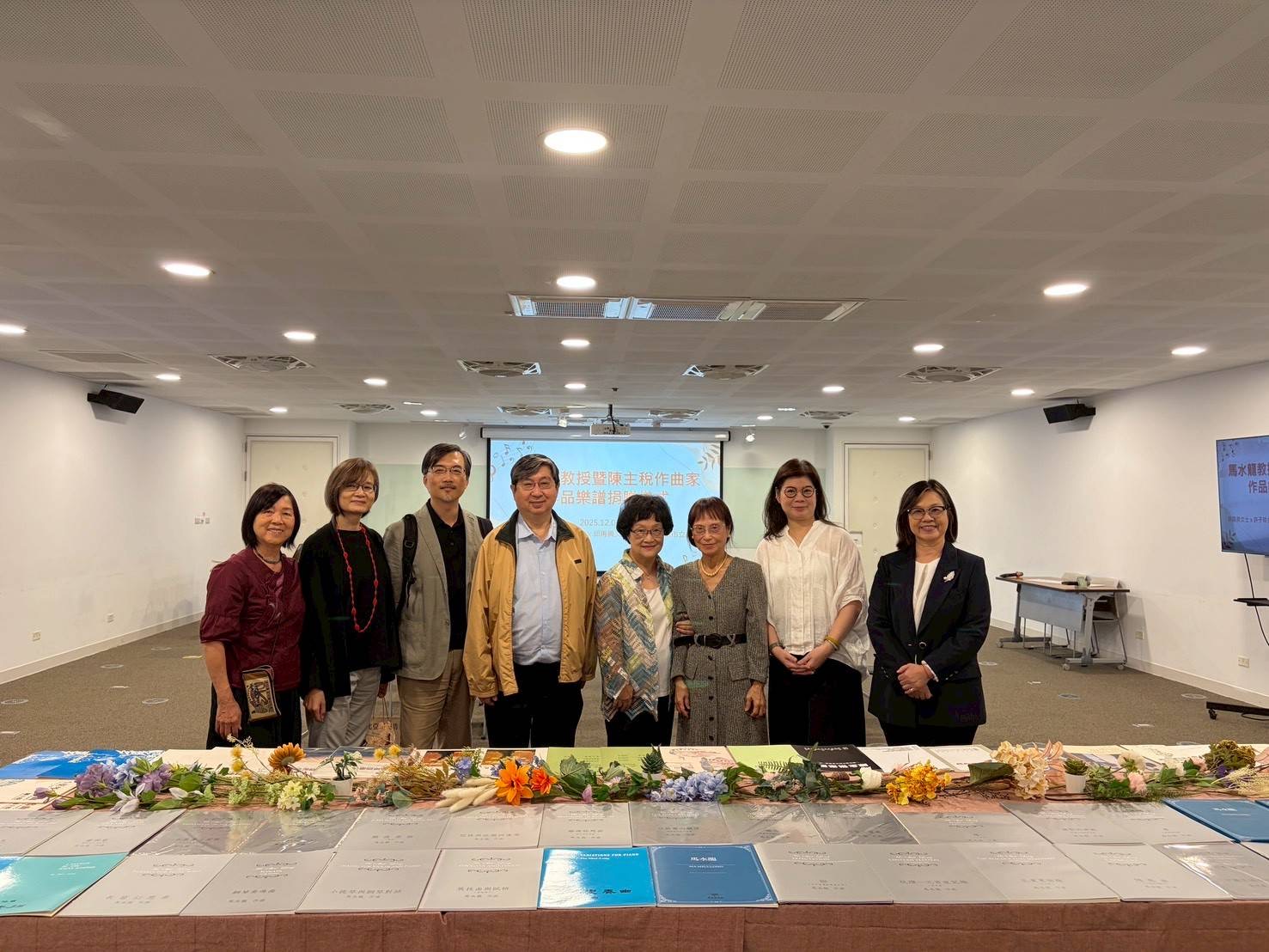 鋼琴家劉富美捐贈陳主稅作品樂譜 並促成馬水龍樂譜全集由高市圖收藏
