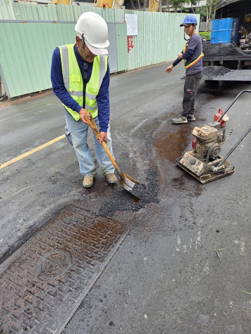 高市仁武區北屋南街道路龜裂 工務局立即查處釐清修復