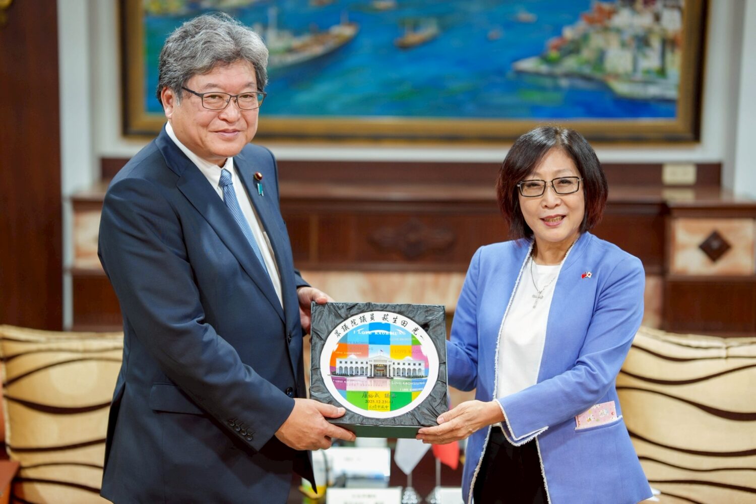 日本眾議員萩生田光一率團訪高  高雄市議會康議長到場共敘台日情誼