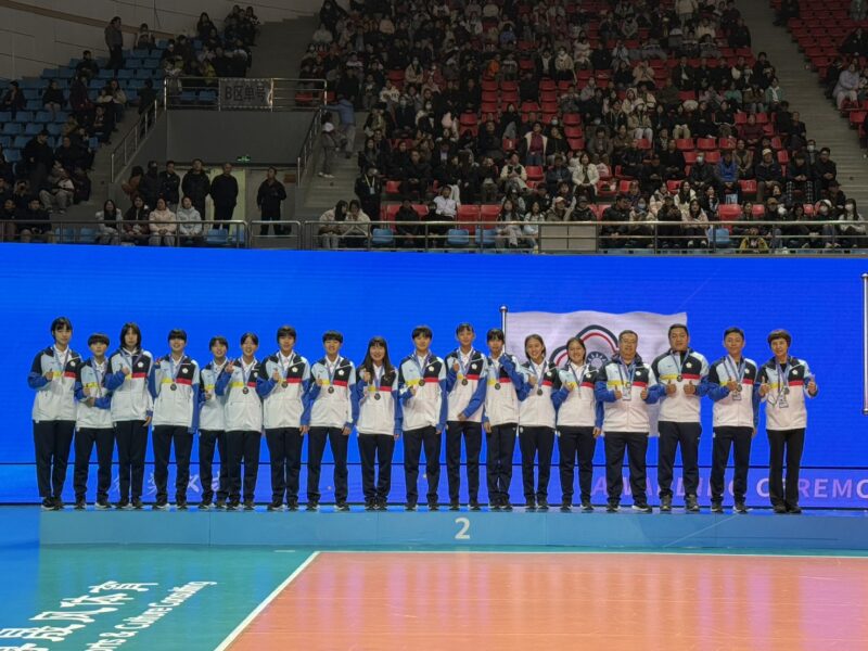 台中助力中華隊！世界中學生U15排球錦標賽奪男女雙銀寫佳績