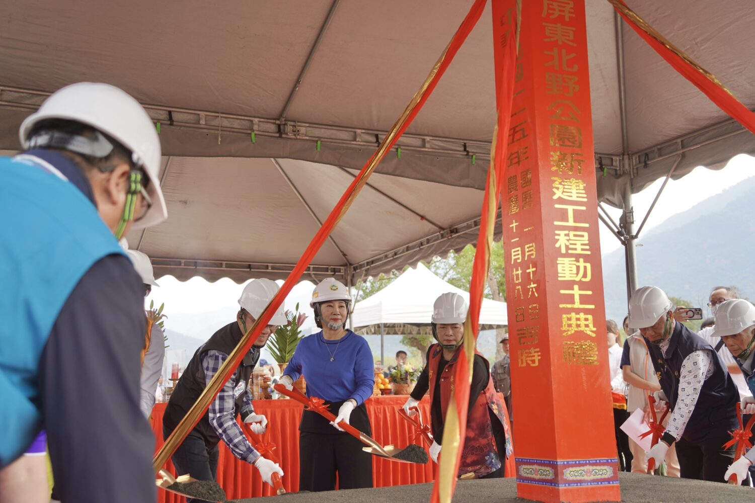 屏東北野公園新建工程盛大動土  規劃77帳露營空間 打造屏北旅遊新亮點!