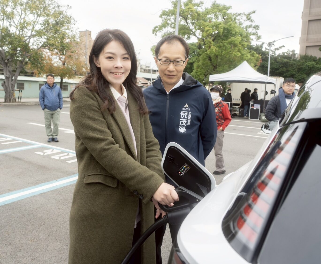 邁向智慧永續交通 竹市公有電動車充電樁第二波啟用 邁向智慧永續交通 竹市公有電動車充電樁第二波啟用