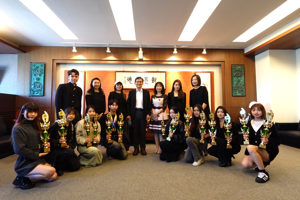 樹德科大美髮設計與經營系 參賽國際勇奪9金8銀1銅佳績肯定