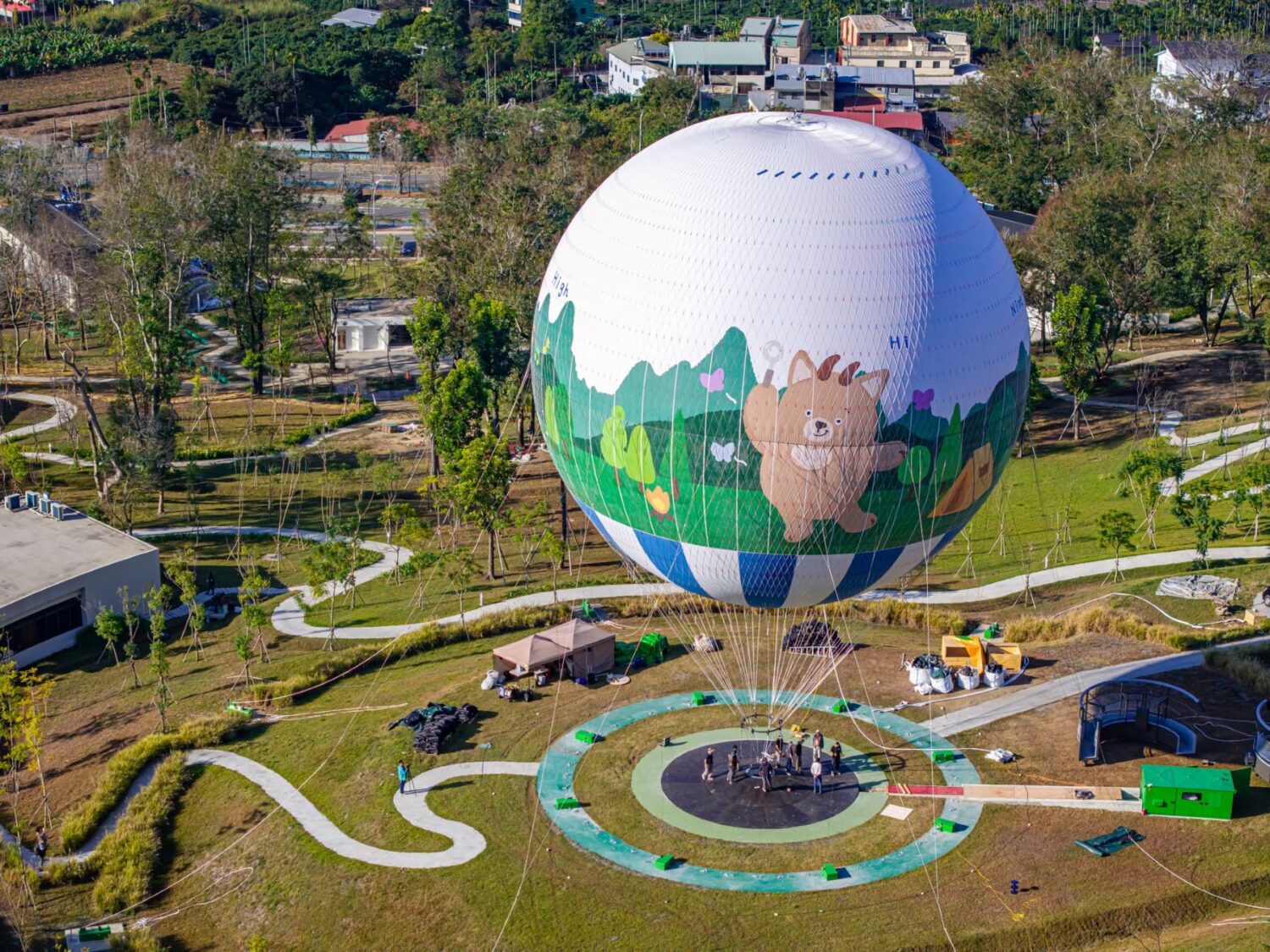 九九峰氦氣球樂園即將完工  29日搶先曝光