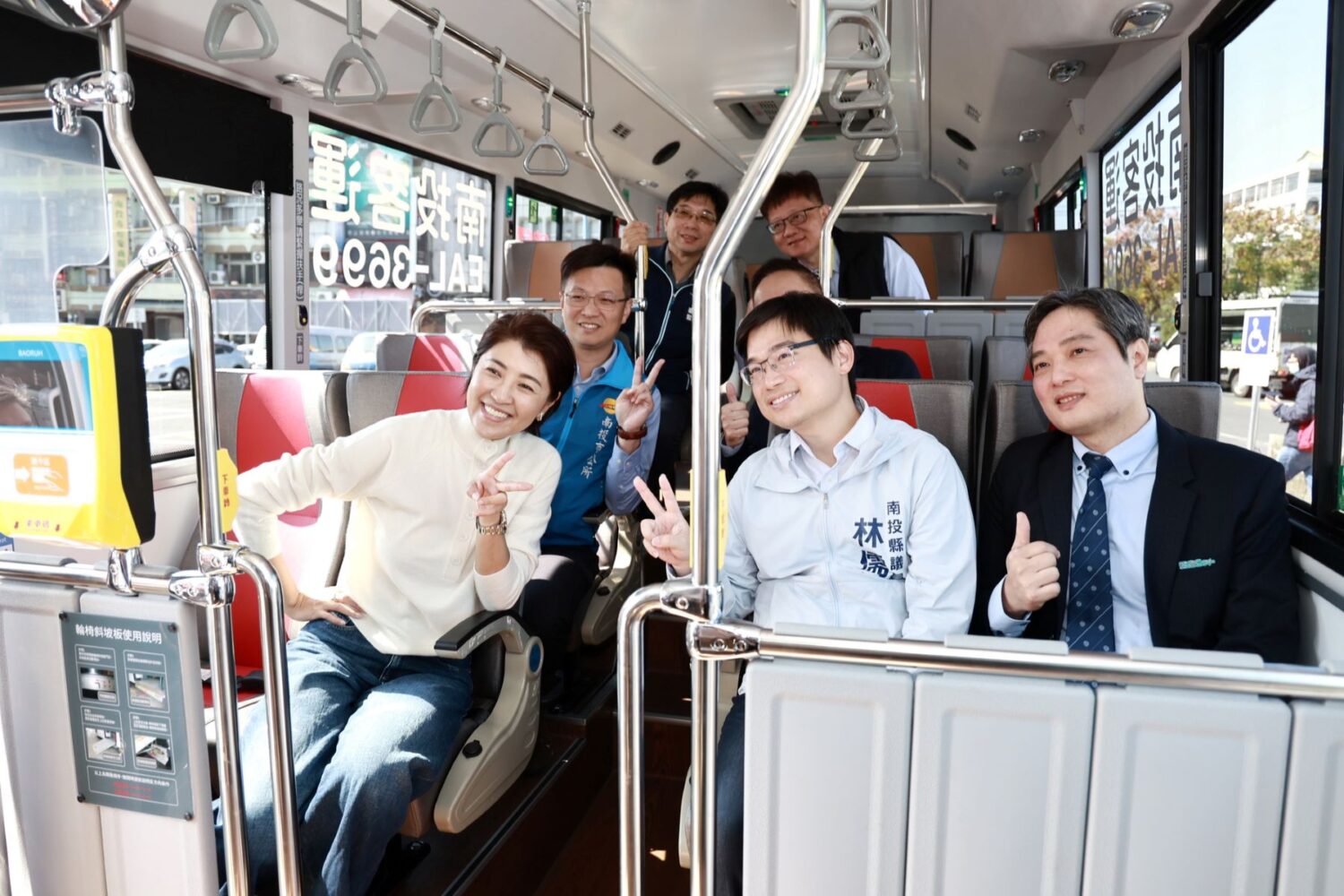 南投直達彰化雙鐵客運線 暨電動巴士通車典禮