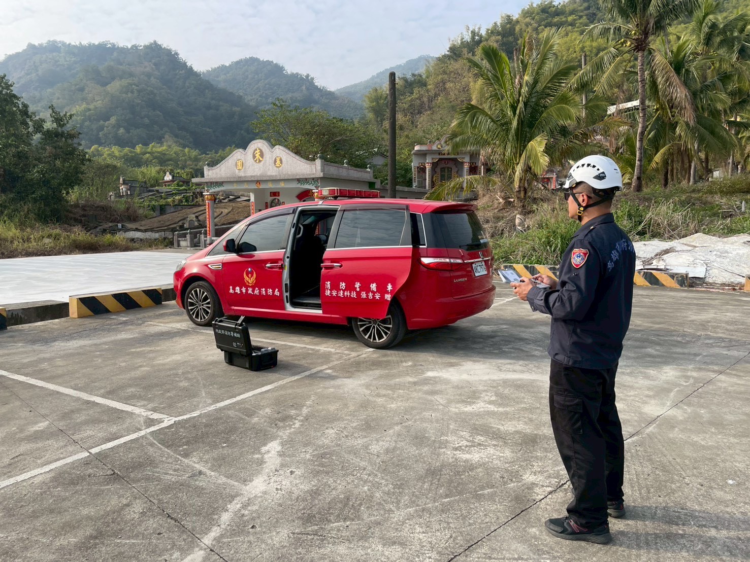 預防山林火警頻傳   高市消防美濃分隊籲勿任意焚燒雜草最高罰60萬元