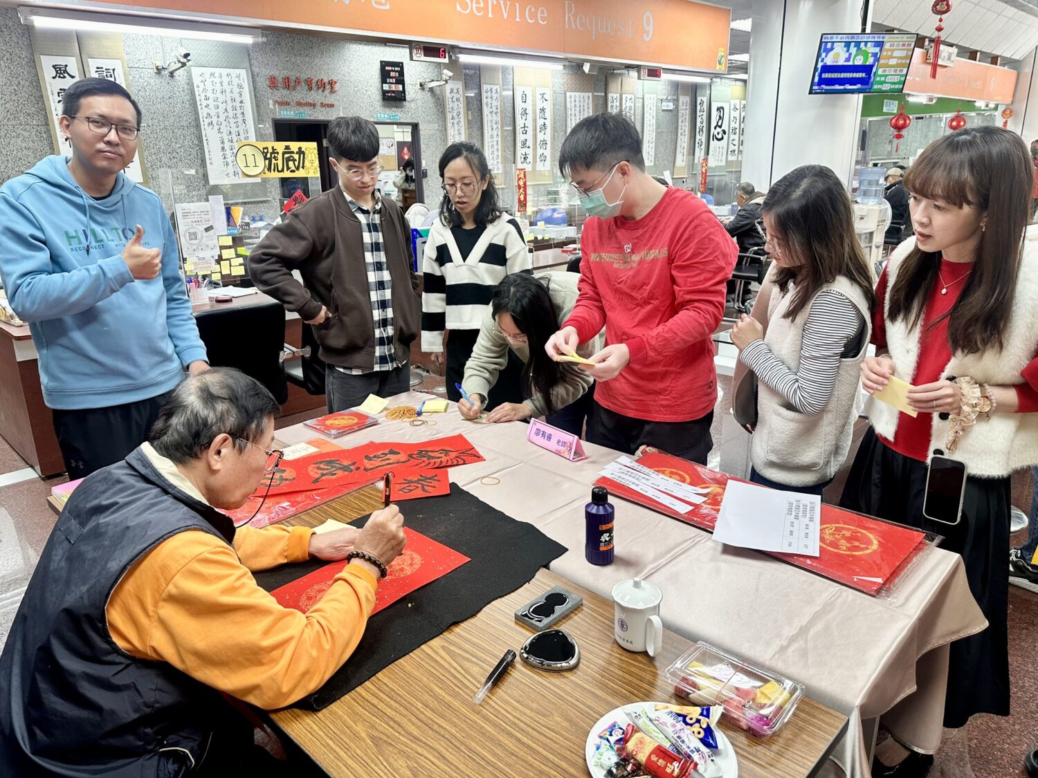 金馬送福 台電台南區處喜贈春聯