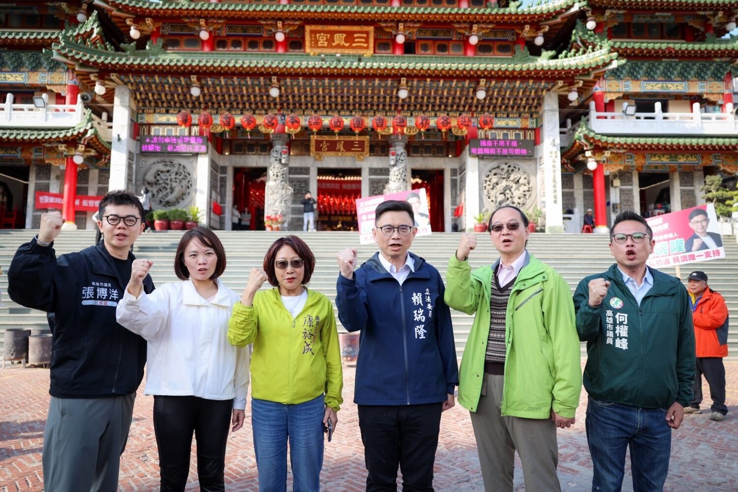 賴瑞隆協同各方戰友大車掃 感性談初衷:守護高雄初心不變 真誠無畏大步向前