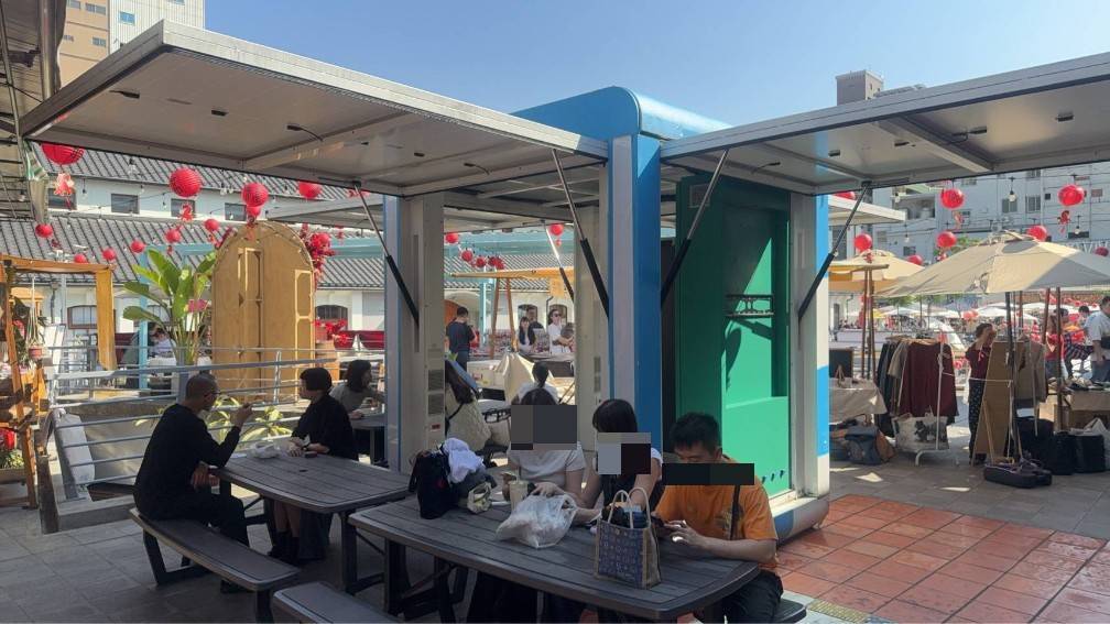 暖冬臺南商圈部署移動光儲供電遮陽