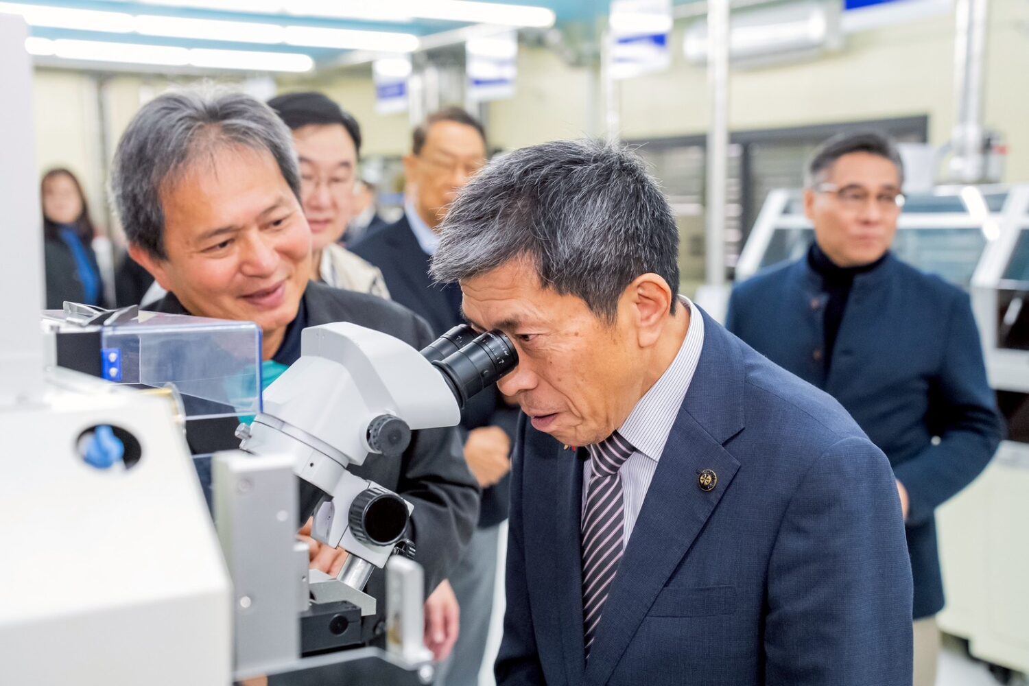 日本岩手縣一關市参訪明新科大  共育AI 與半導體人才